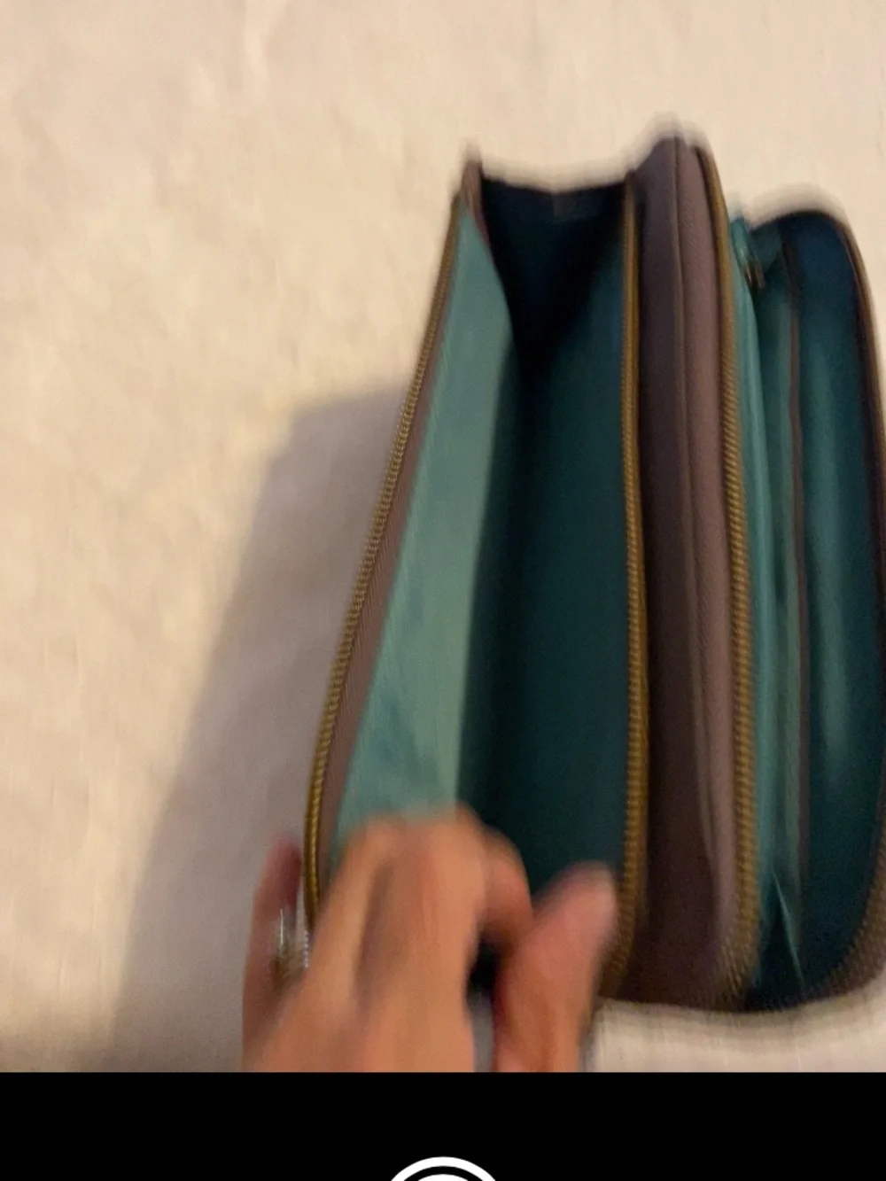 Travelon quilted Wristlet Wallet -RFID blocking to protect cards and ID.